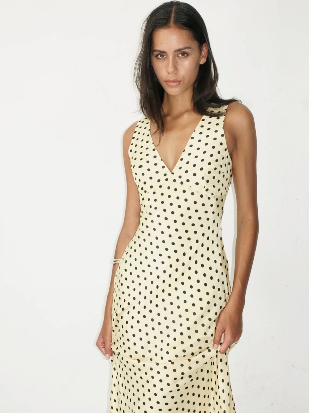 Ownley | Tulip Midi Dress - Butter Spot | Perlu