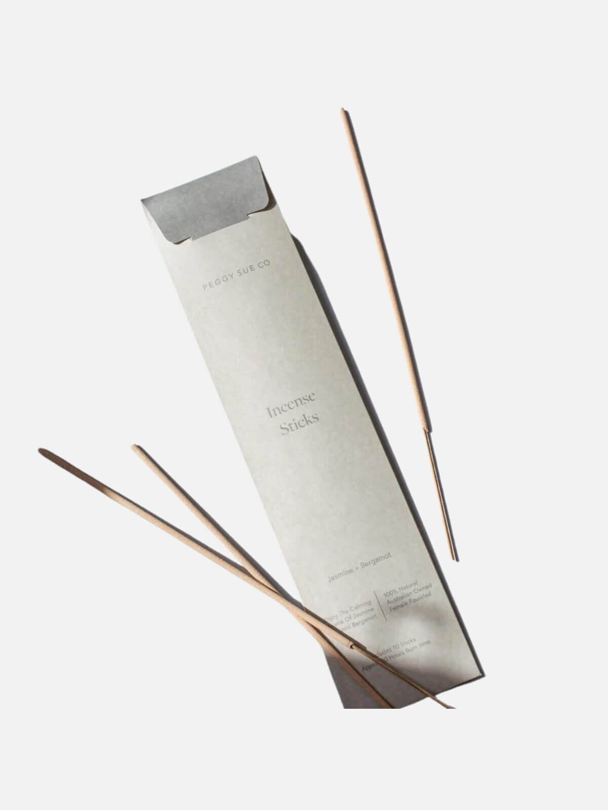 peggy-sue-co-incense-sticks-jasmine-bergamotPeggy Sue Co | Incense Sticks - Jasmine + Bergamot | Perlu