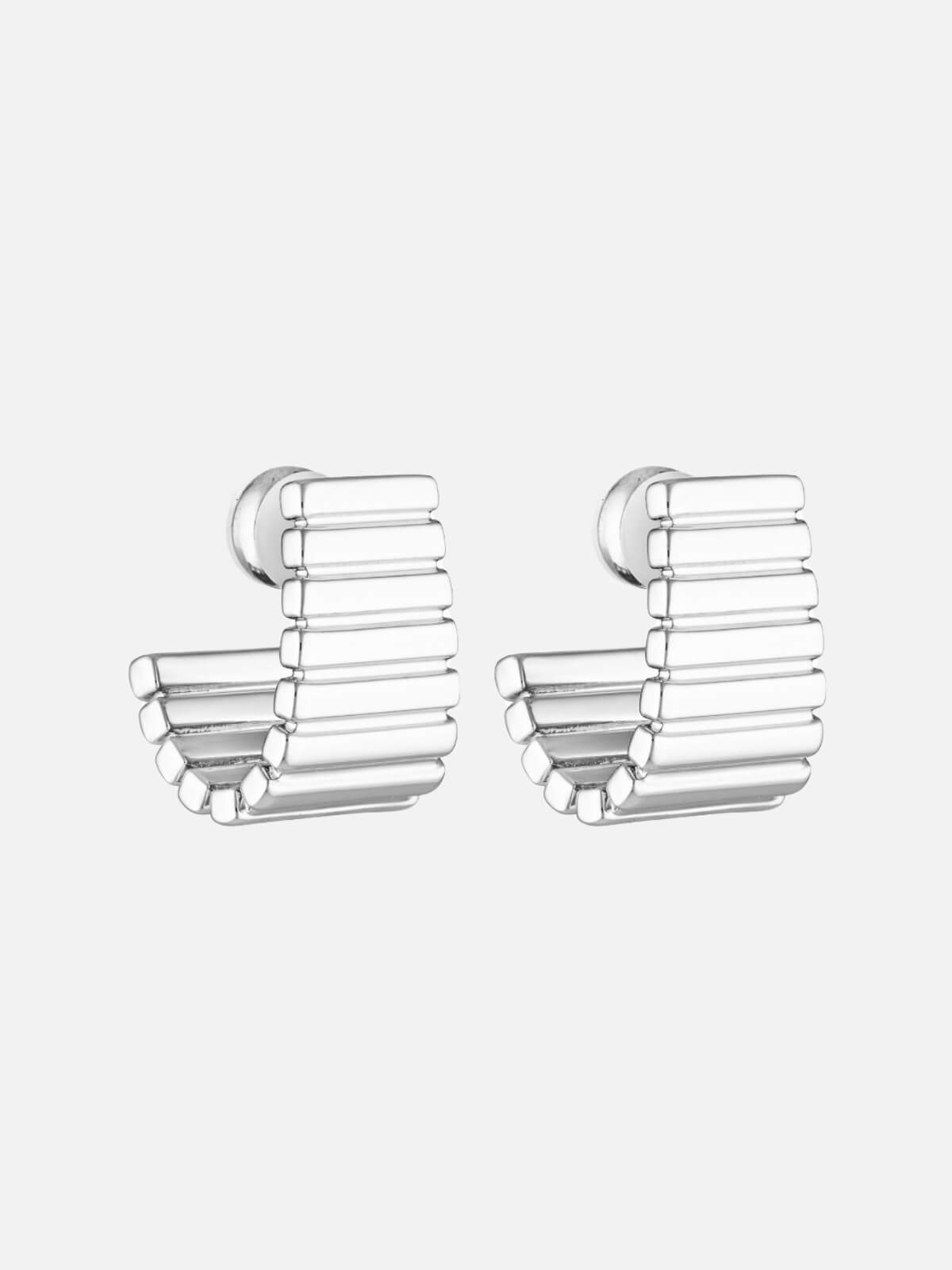 Porter | Turtle Earrings - Silver | Perlu