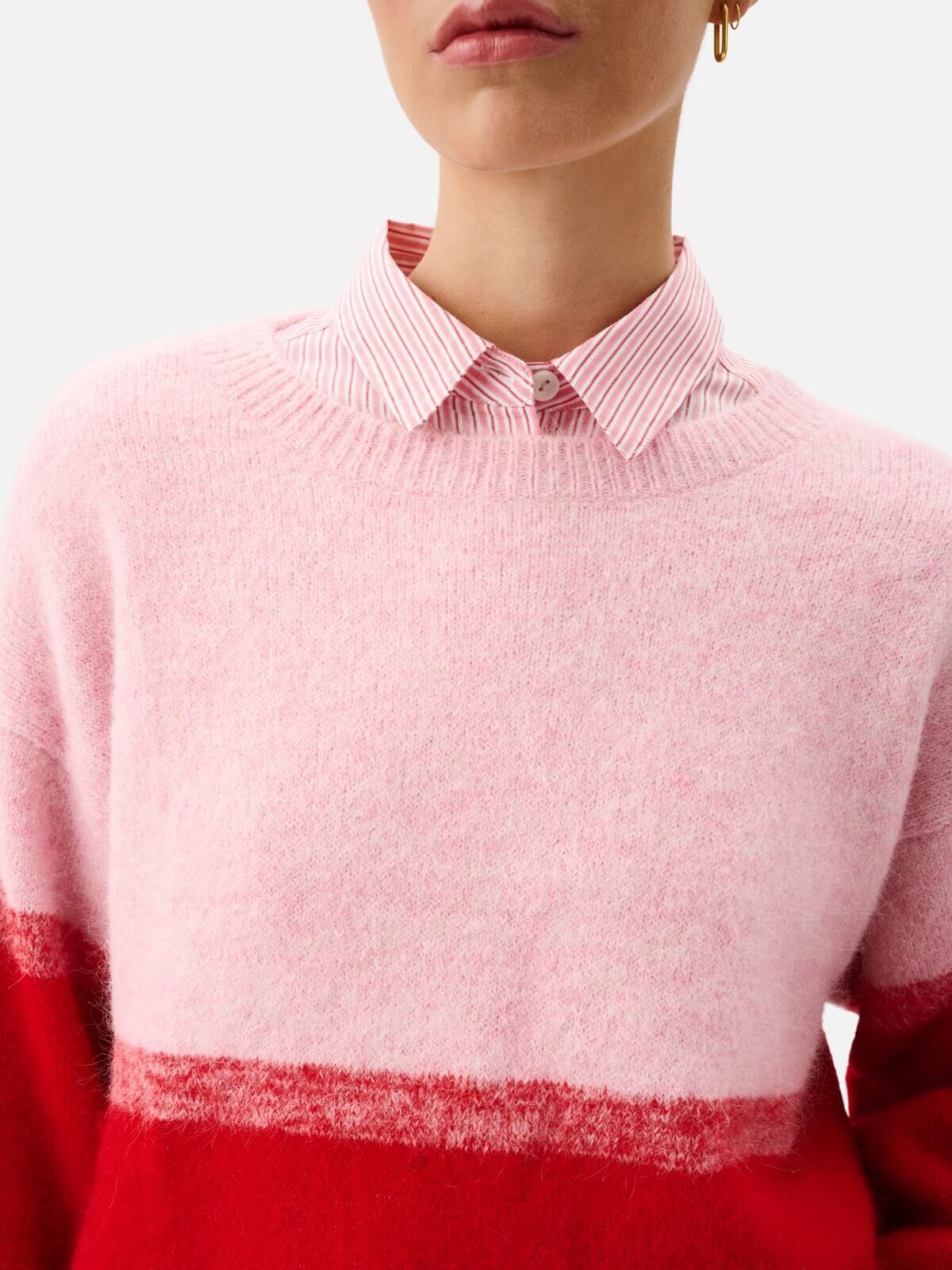 Reggie Sweater - Rose Ombre Tops Roame 