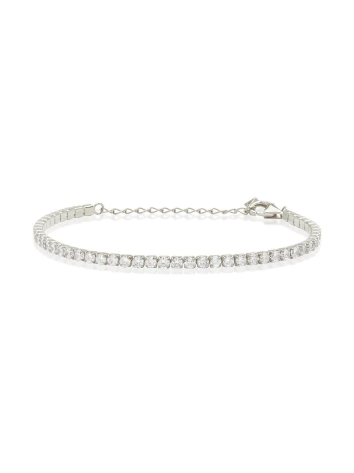 Saint Valentine | Aspen Tennis Bracelet - Silver | Perlu