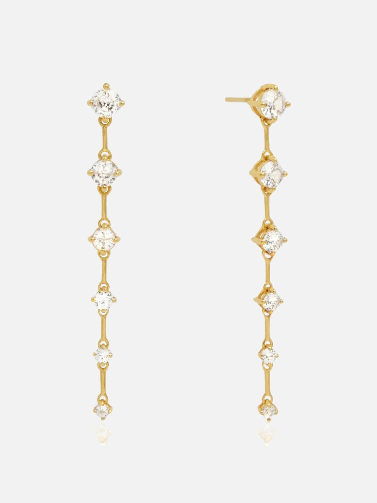 Saint Valentine | Reverie Drop Earrings - Gold | Perlu