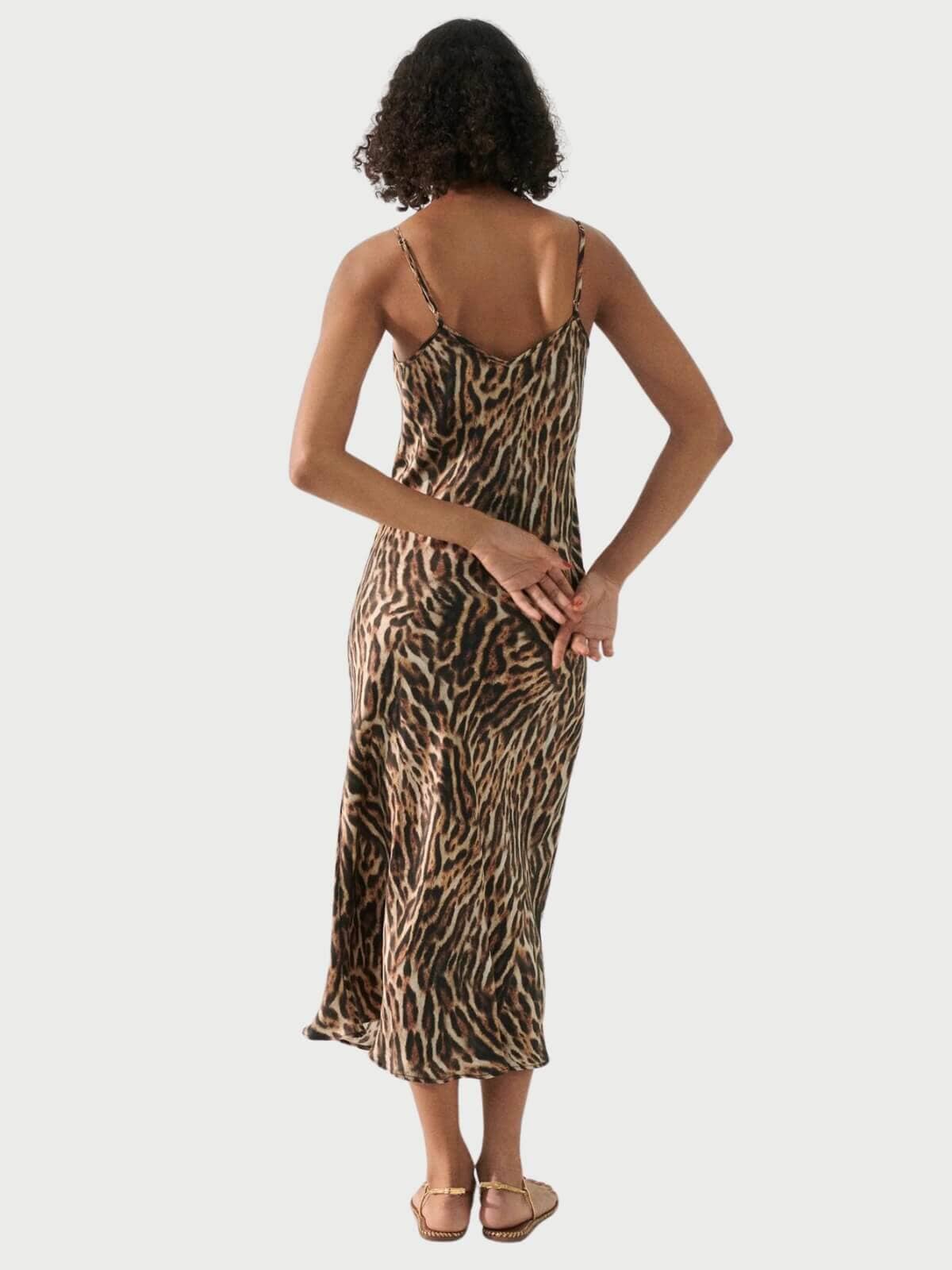 Silk Laundry | 90s Slip Dress - Leopard | Perlu
