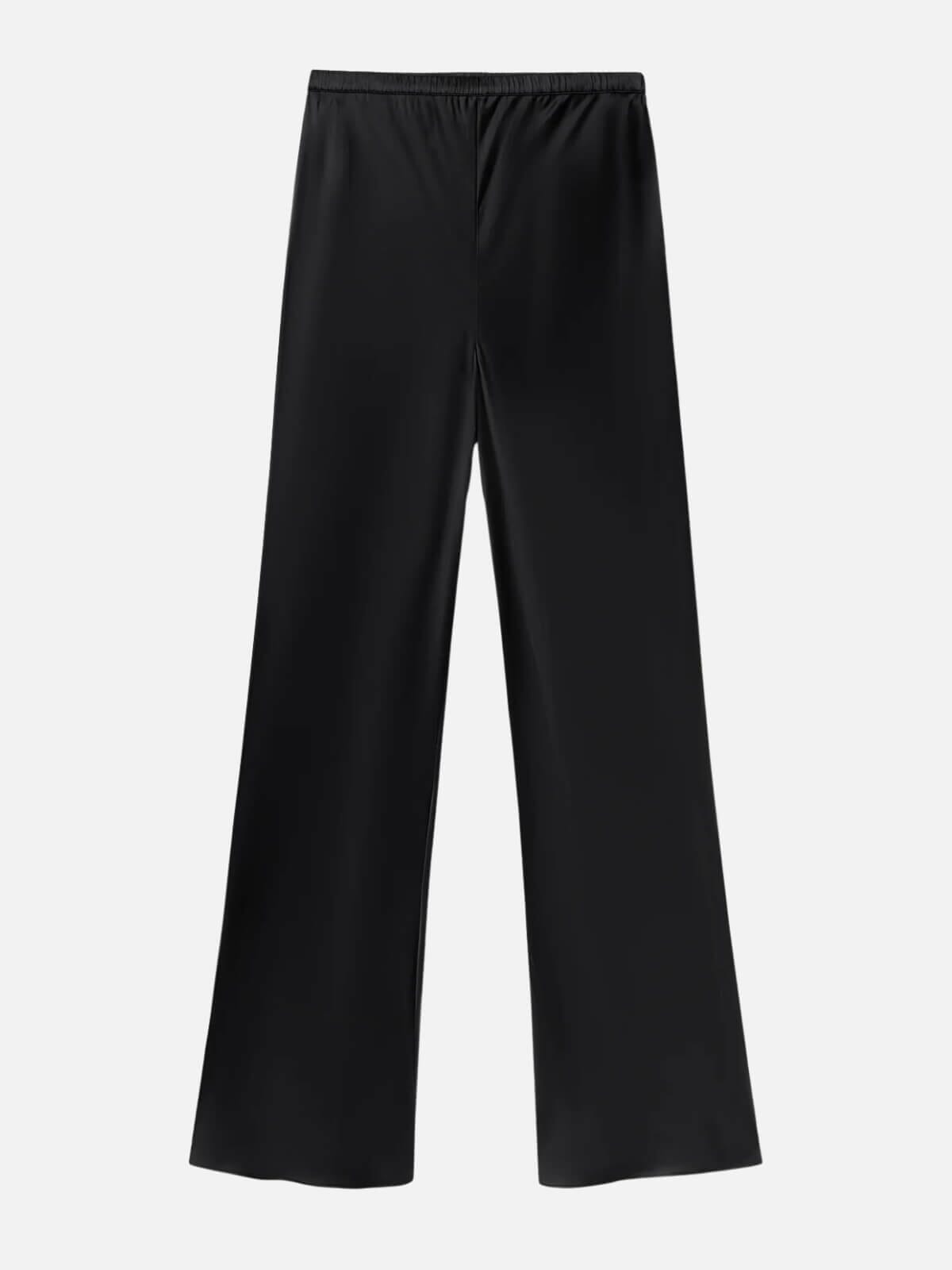 Bias Cut Pants - Black Pants Silk Laundry 