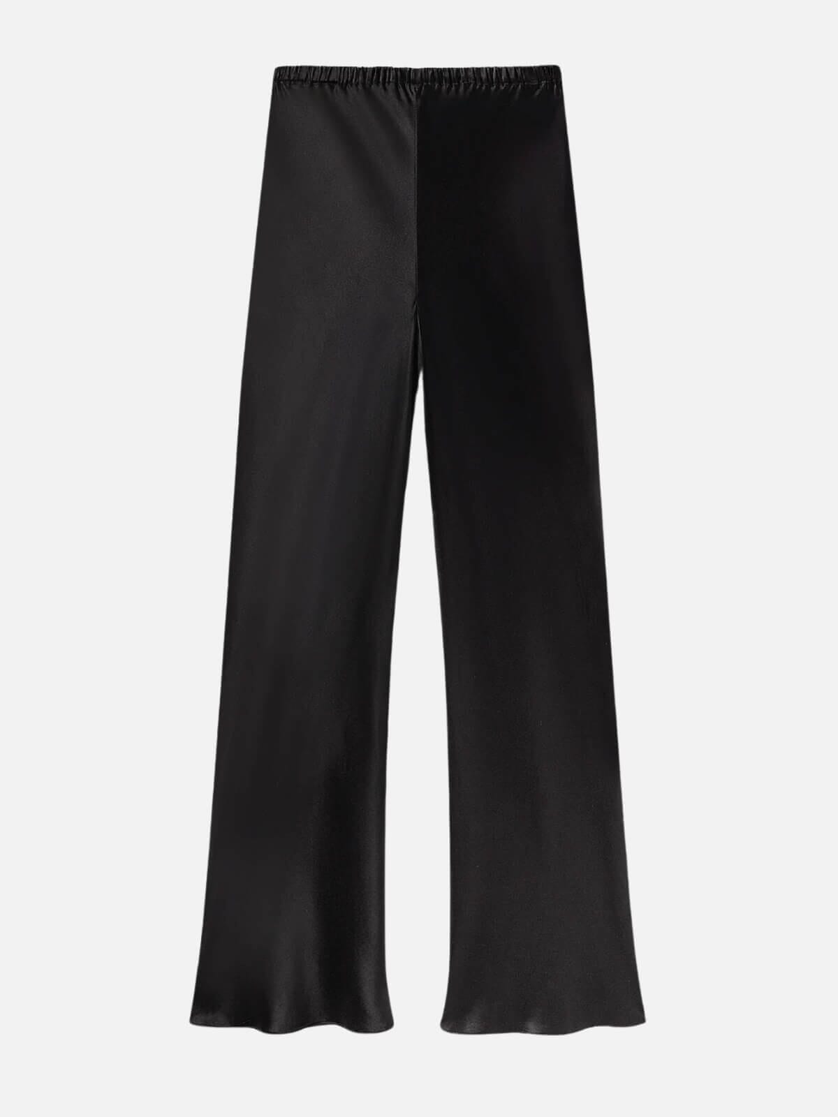 Bias Cut Pants - Black Pants Silk Laundry 