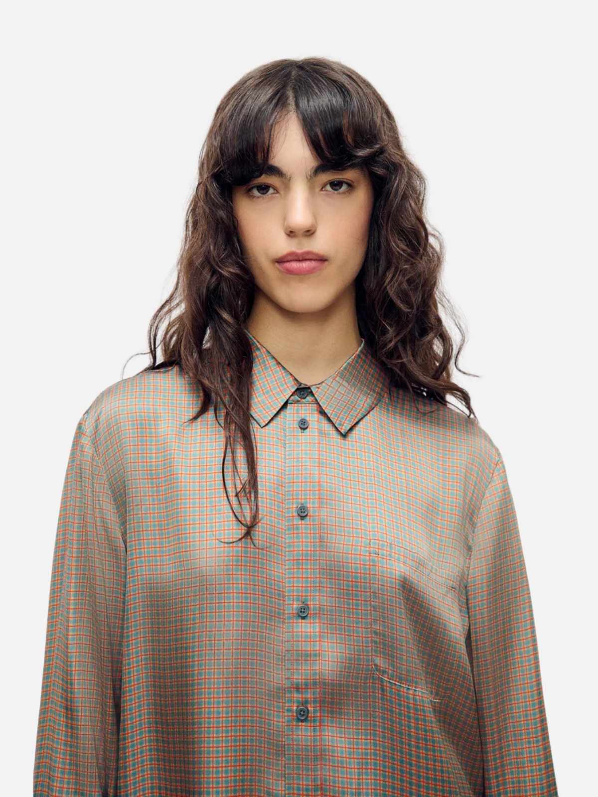 Boyfriend Shirt - Micro Plaid