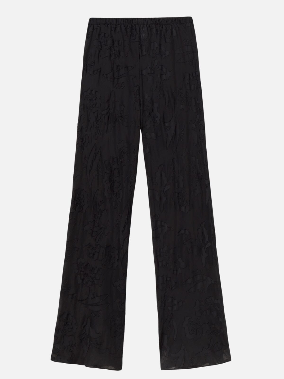 Silk Laundry | Clip Silk Bias Cut Pants - Tulipa Black | Perlu