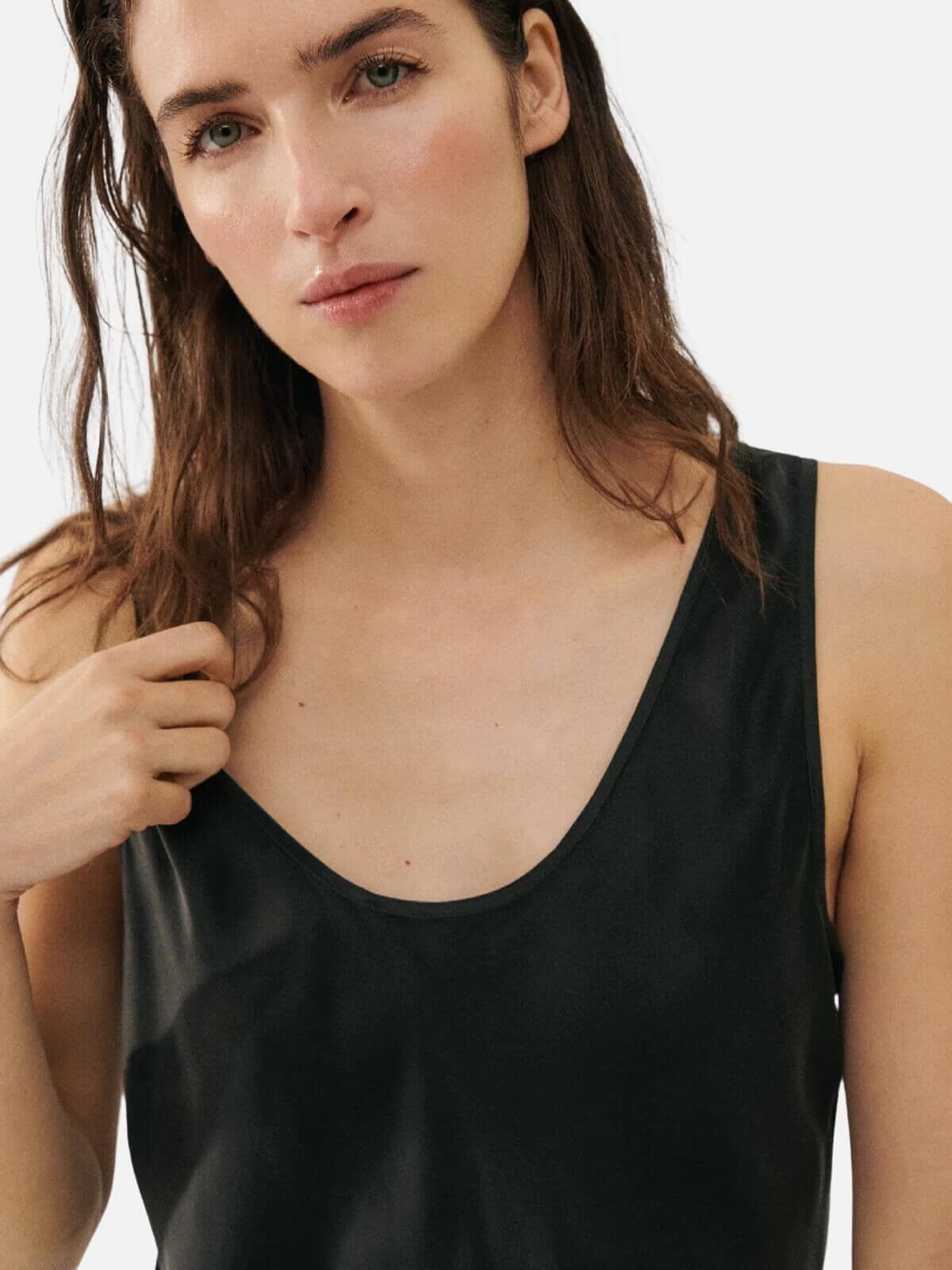 Scoop Neck Dress - Black Dresses & Jumpsuits Silk Laundry 