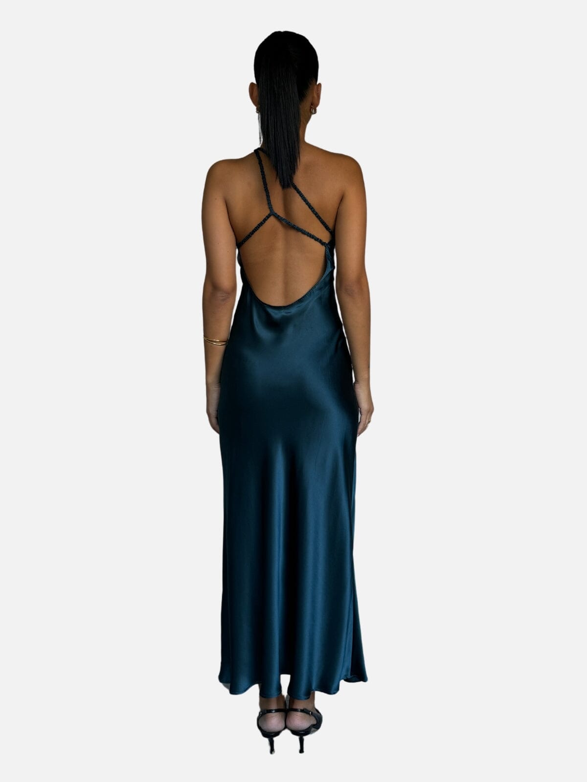Silk Laundry | Slope Dress - Teal | Perlu