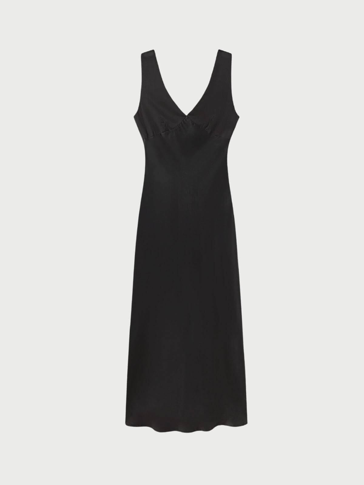 Silk Laundry | Stella Dress - Black | Perlu