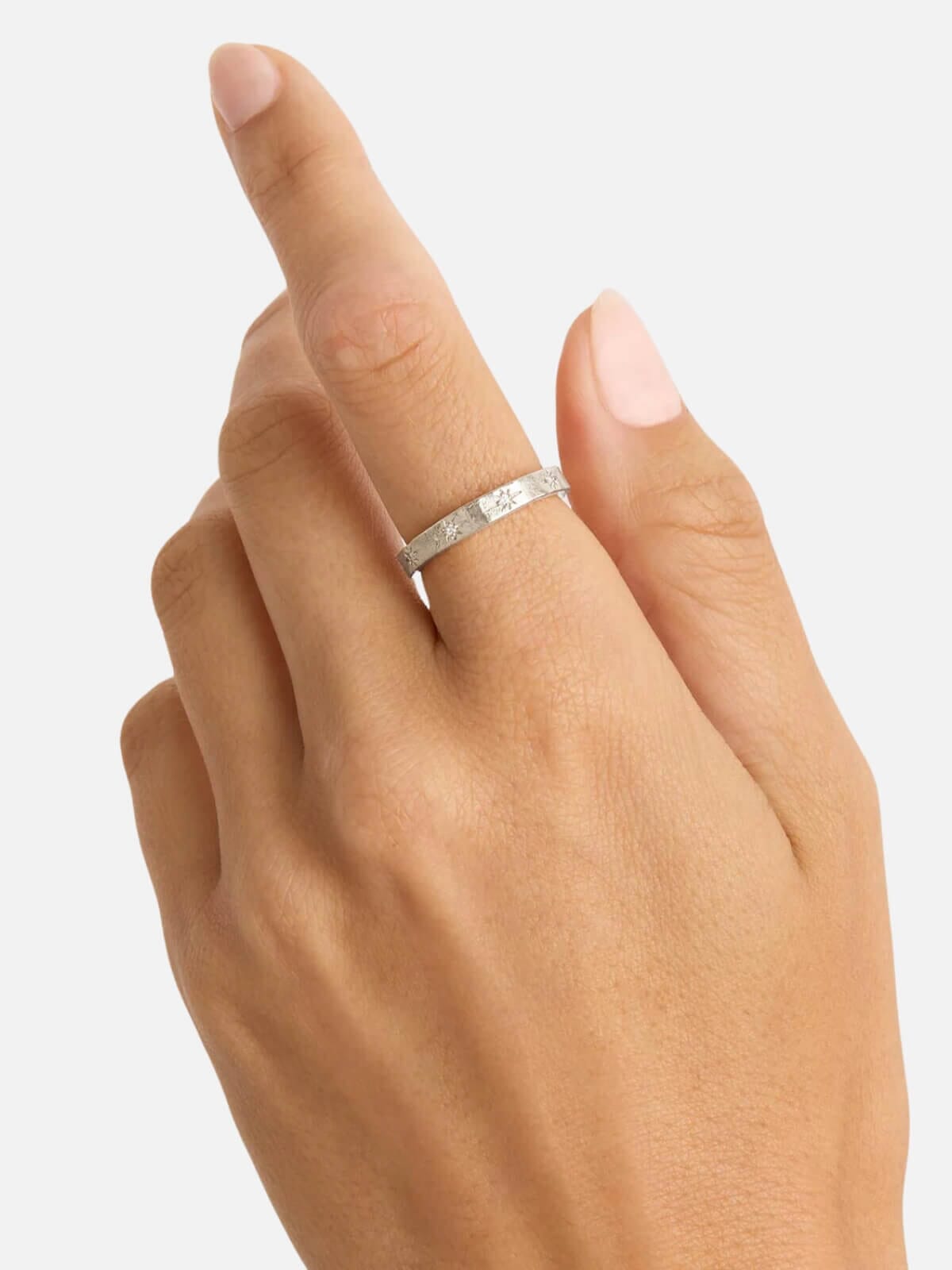 By Charlotte | Stardust Ring - Silver | Perlu