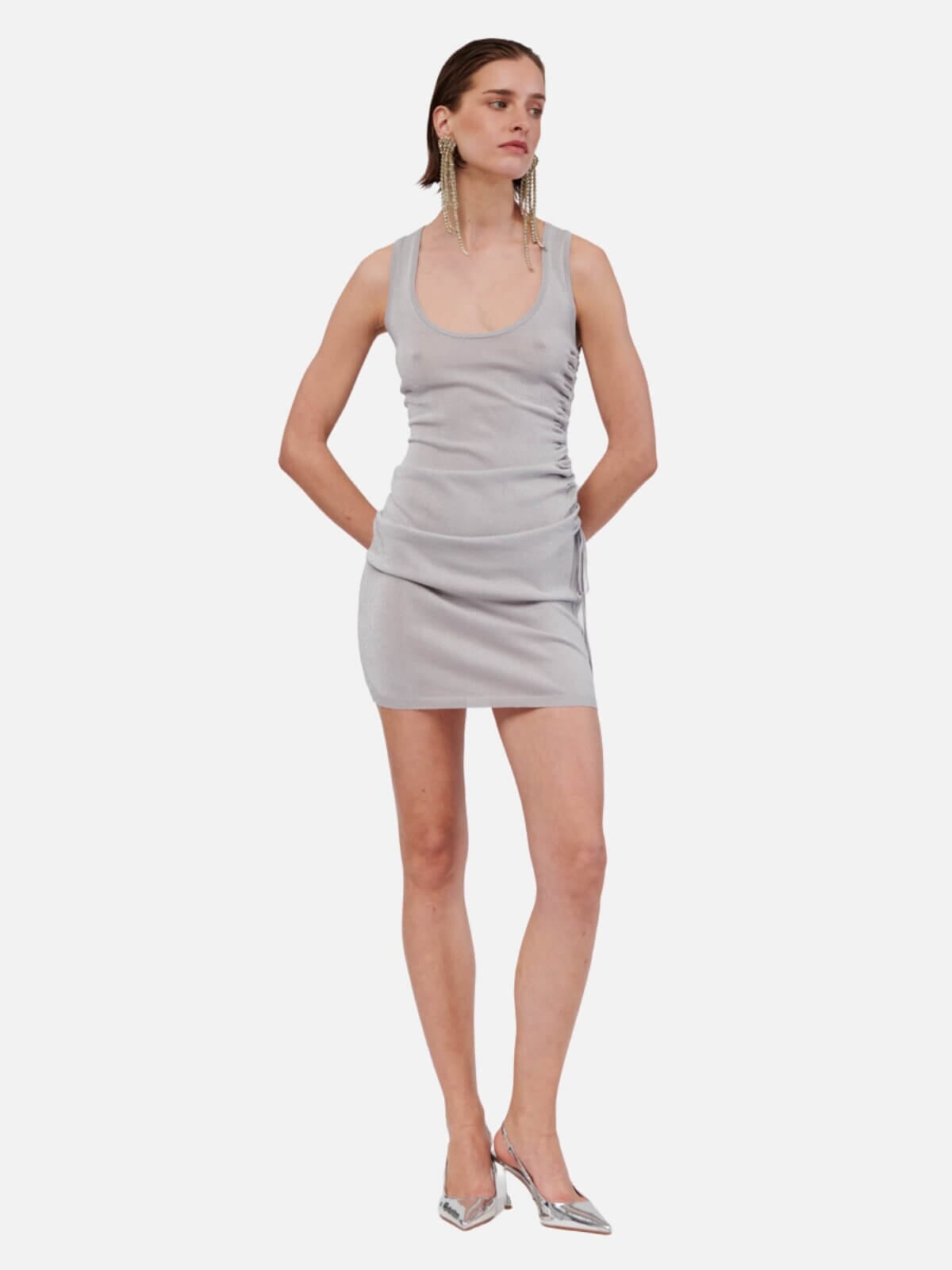 Suboo | Ibiza Mini Dress - Silver | Perlu