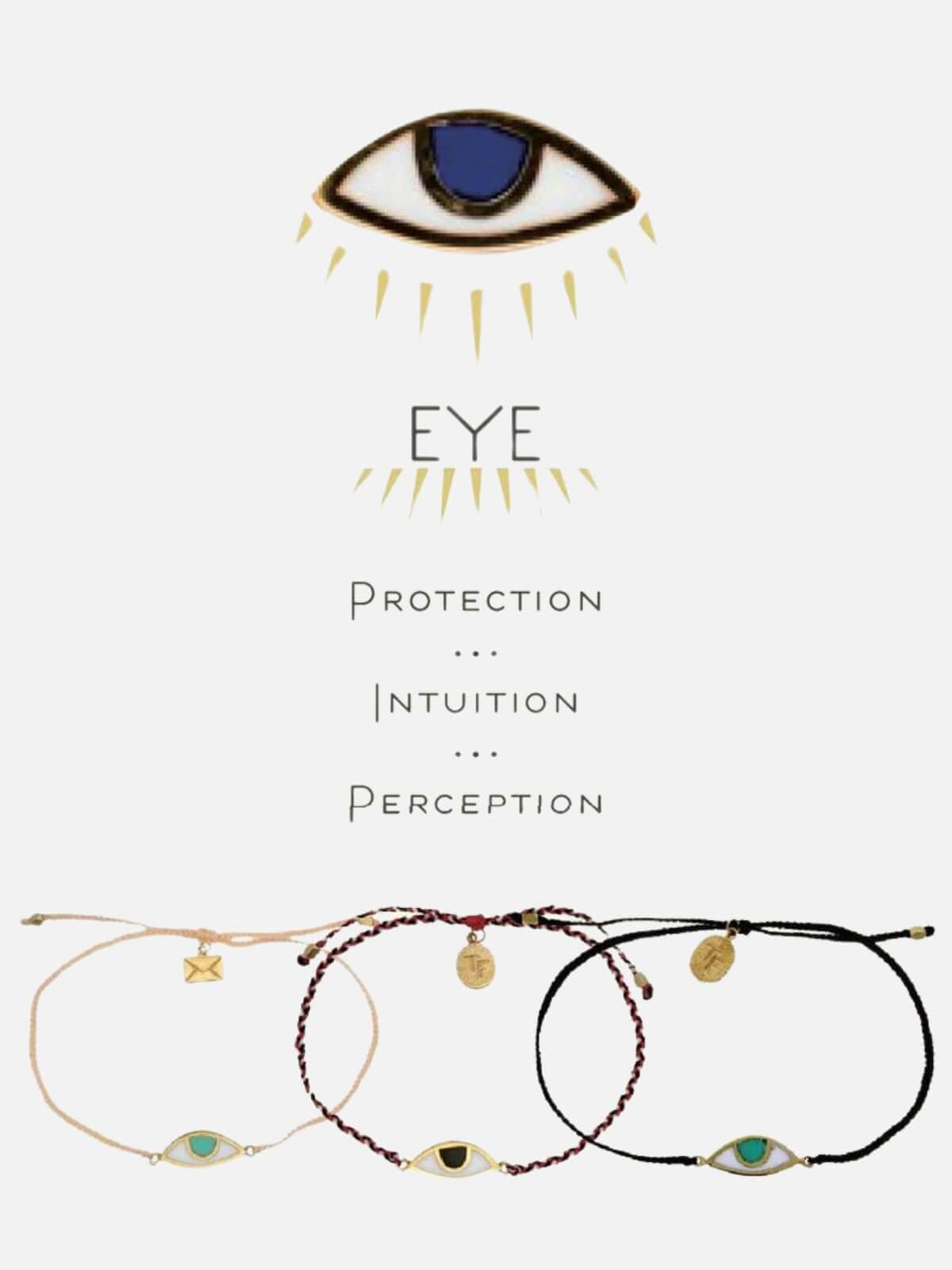 Tiger Frame | Eye protection Bracelet - Black/Silver | Perlu