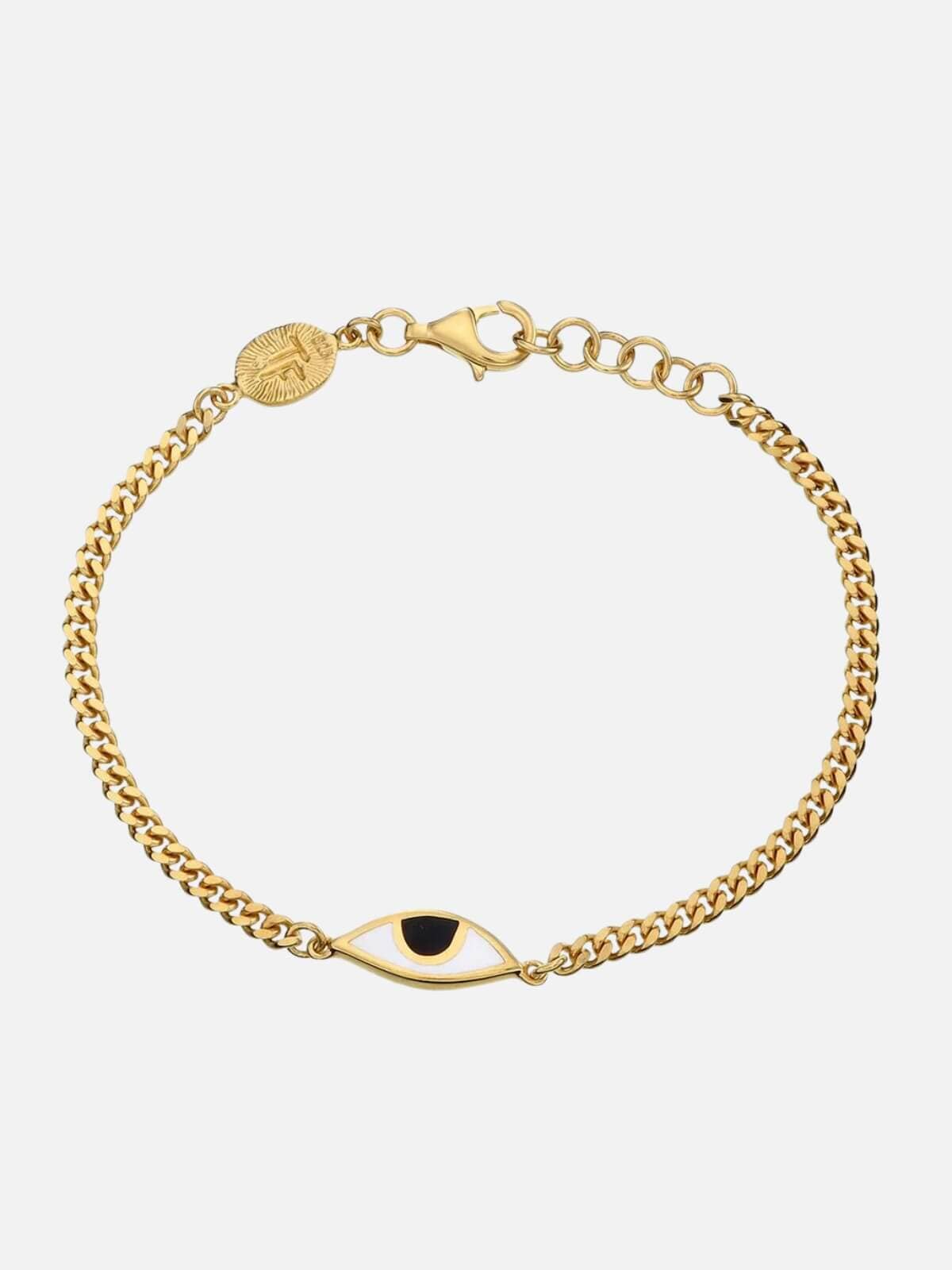 Tiger Frame | Eye Protection Chain Bracelet - Black/Gold | Perlu