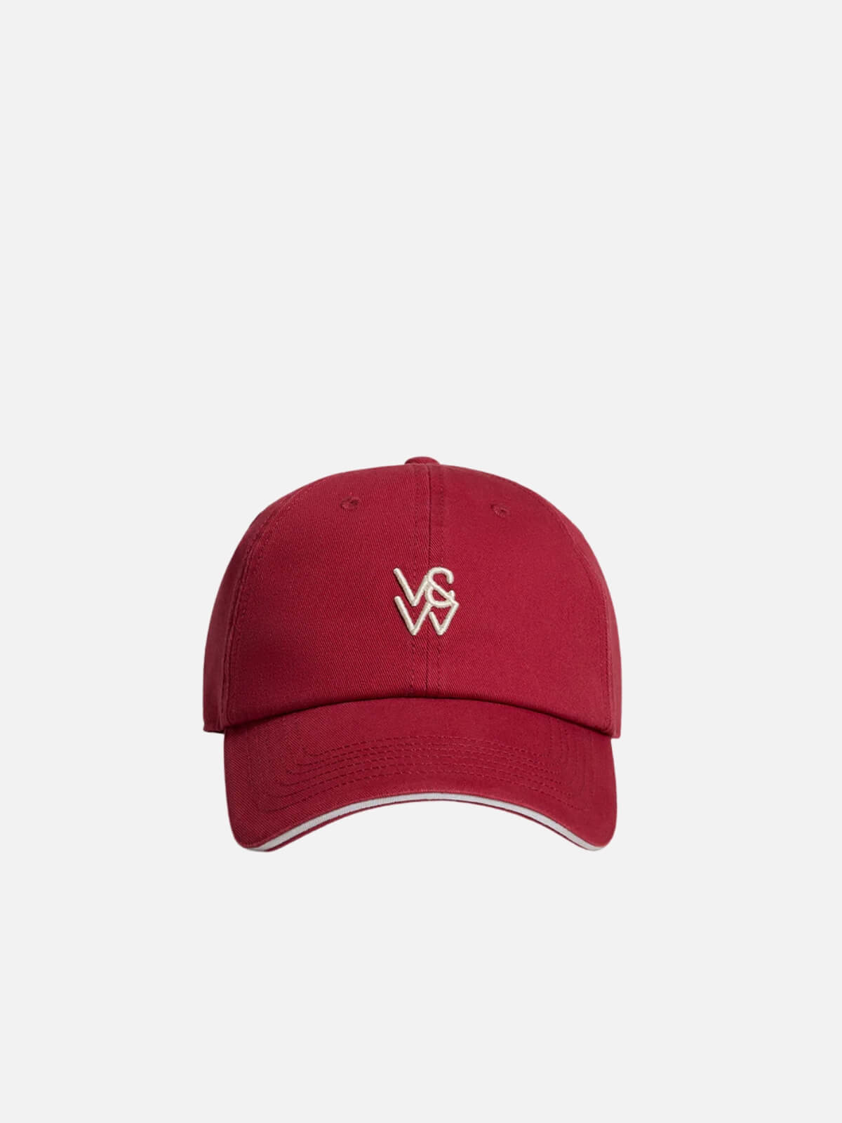 V&W Tipped Cap - Scarlet