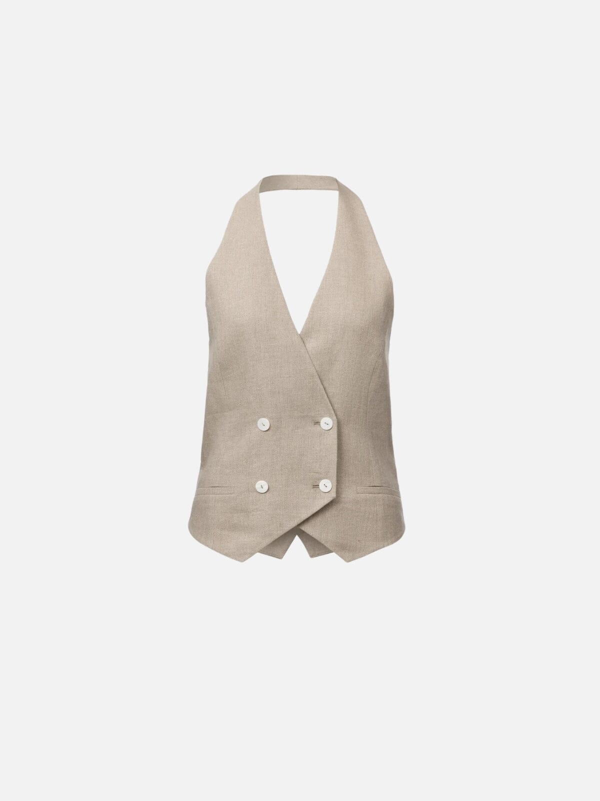 Cadence Vest - Flax Tops Viktoria & Woods 