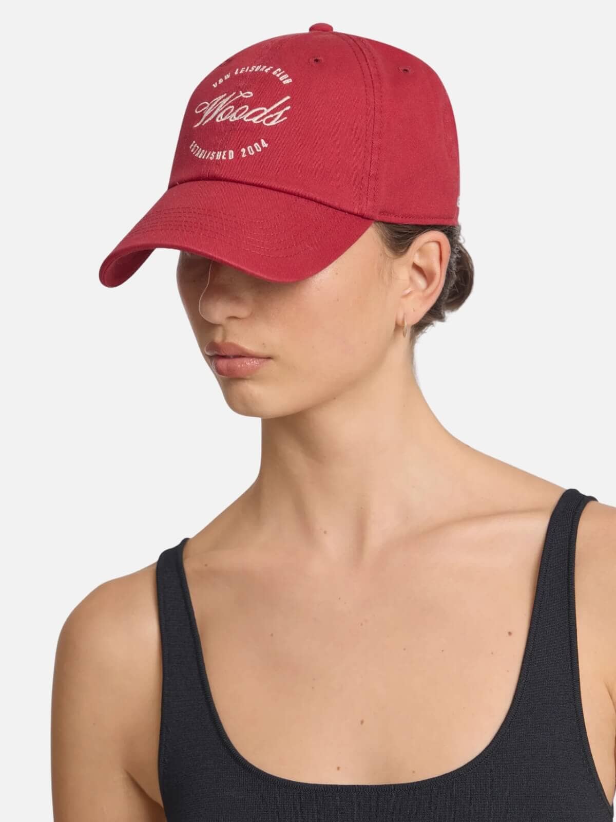Club Woods Cap - Red/Ivory Hats Viktoria & Woods 