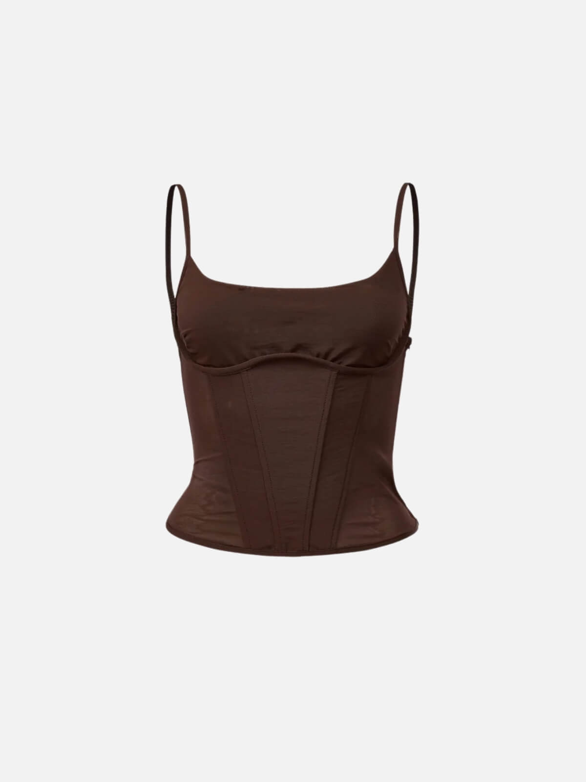 Evocative Bustier - Chestnut