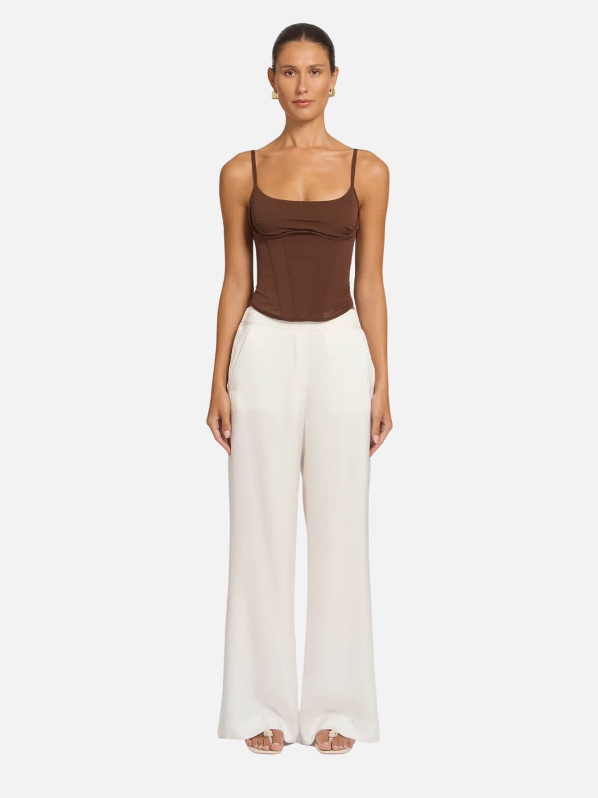 Evocative Bustier - Chestnut