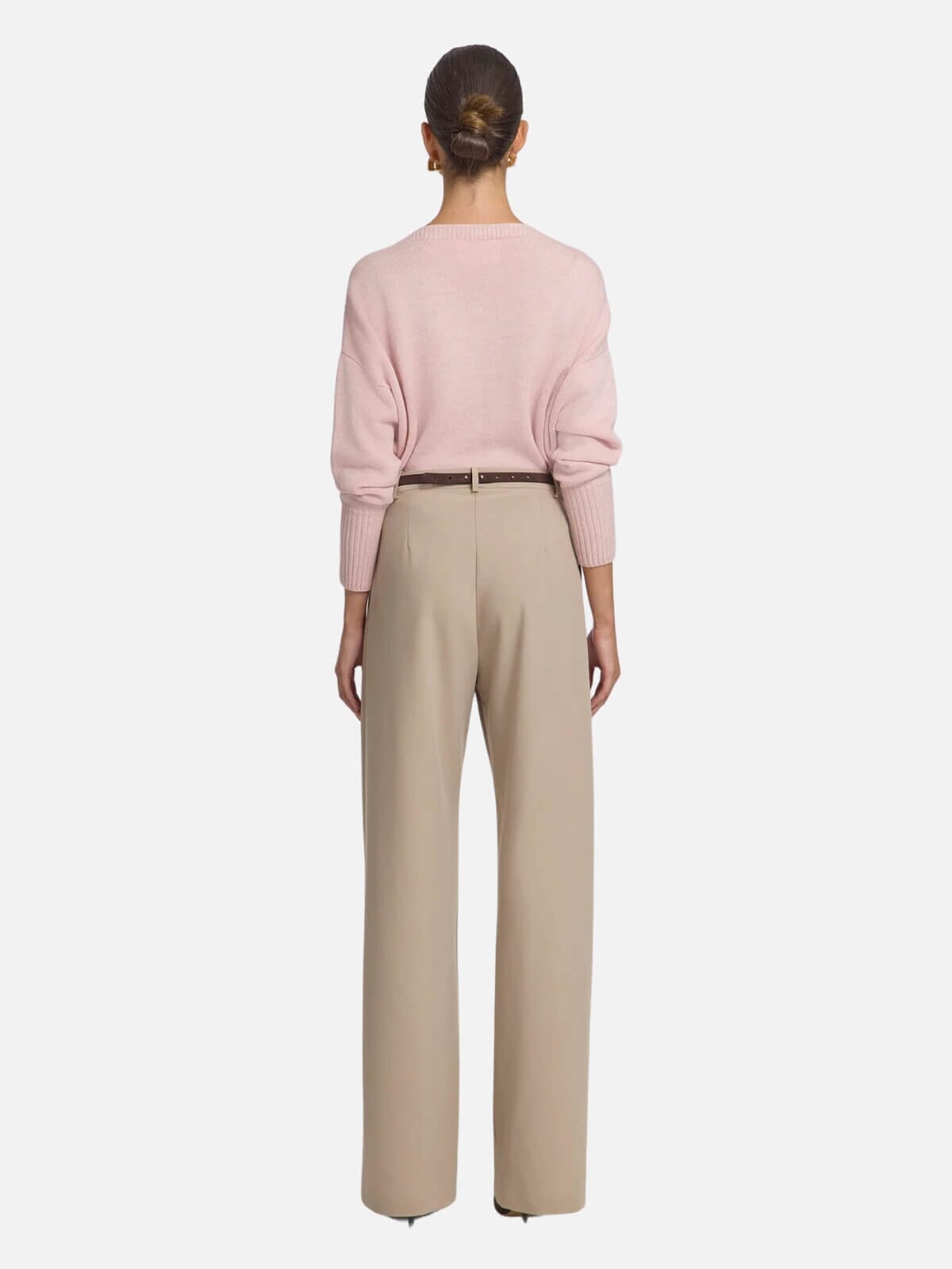 Viktoria & Woods | Hart Merino Cardigan - Rose Marle | Perlu