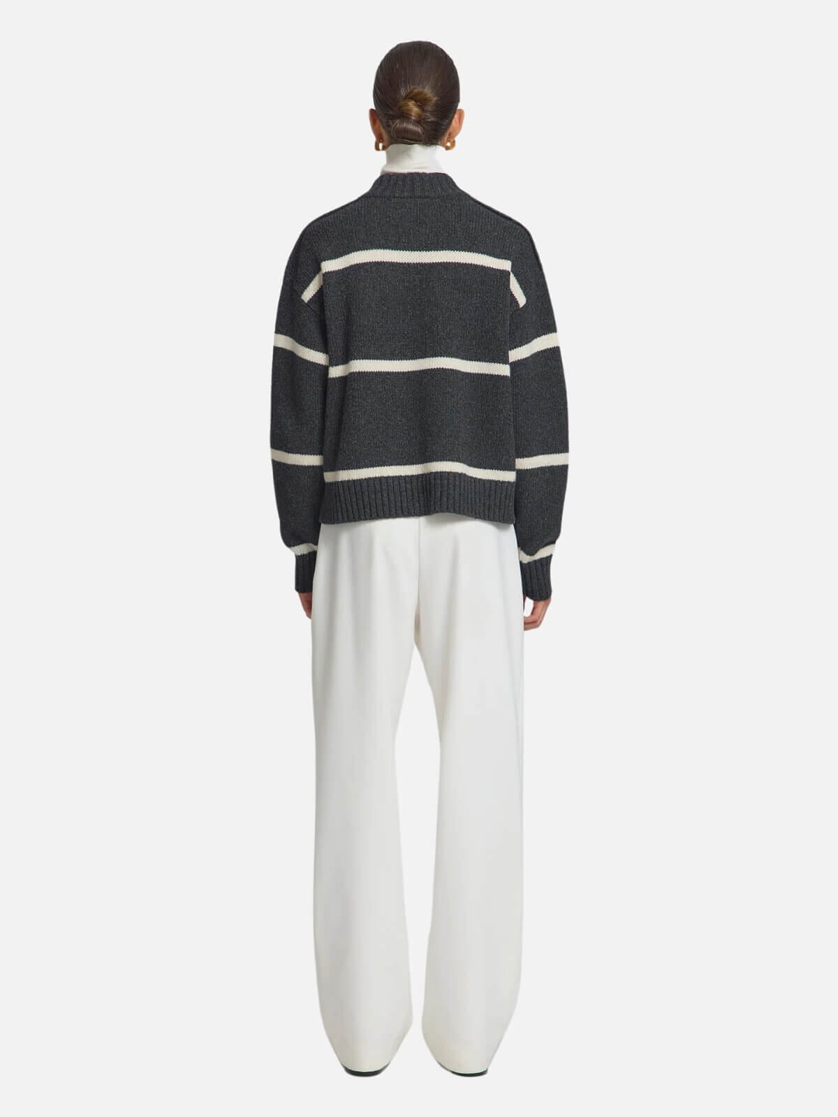 Invictus Knit - Charcoal/Ivory Tops Viktoria & Woods 