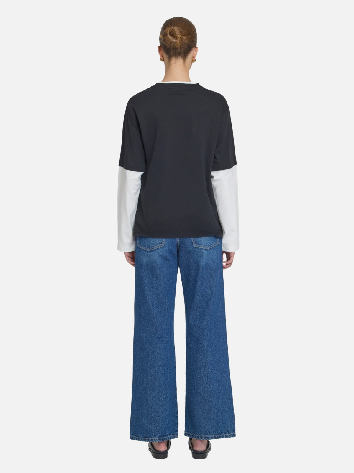 Maximus Longsleeve Top - Black & White