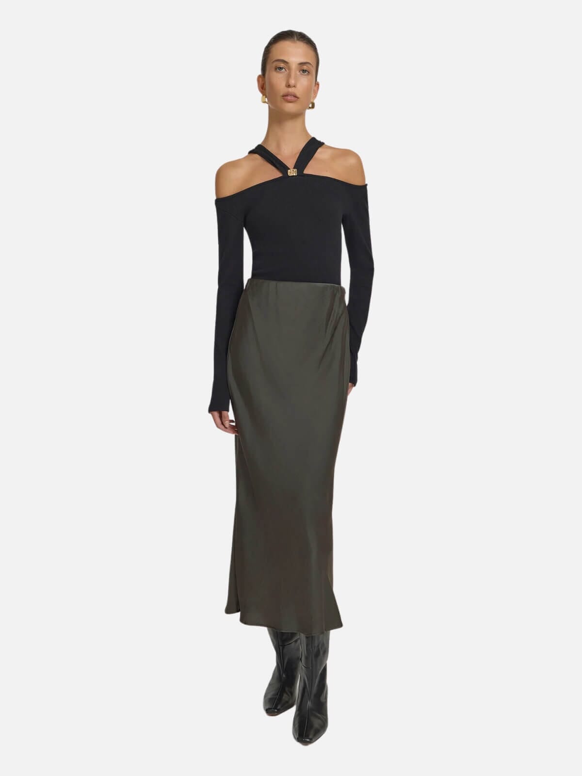 Othello Skirt - Antique Olive Skirts Viktoria & Woods 