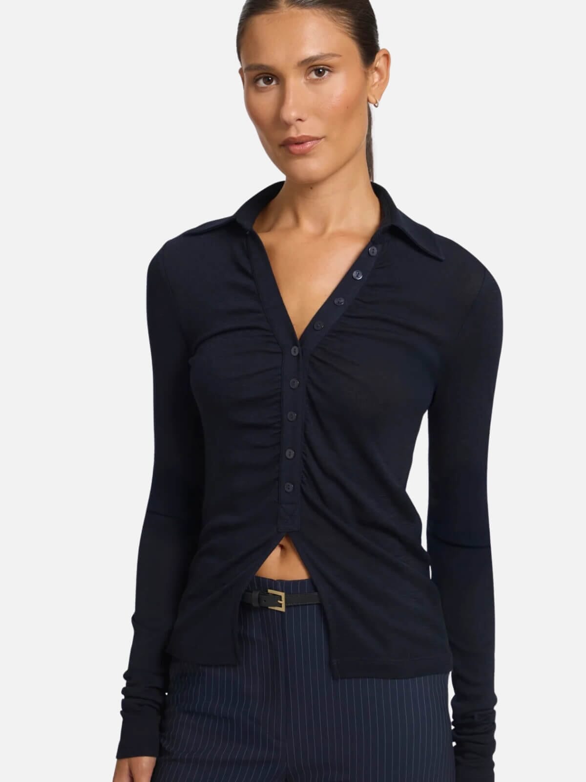 Penelope Top - Navy Tops Viktoria & Woods 