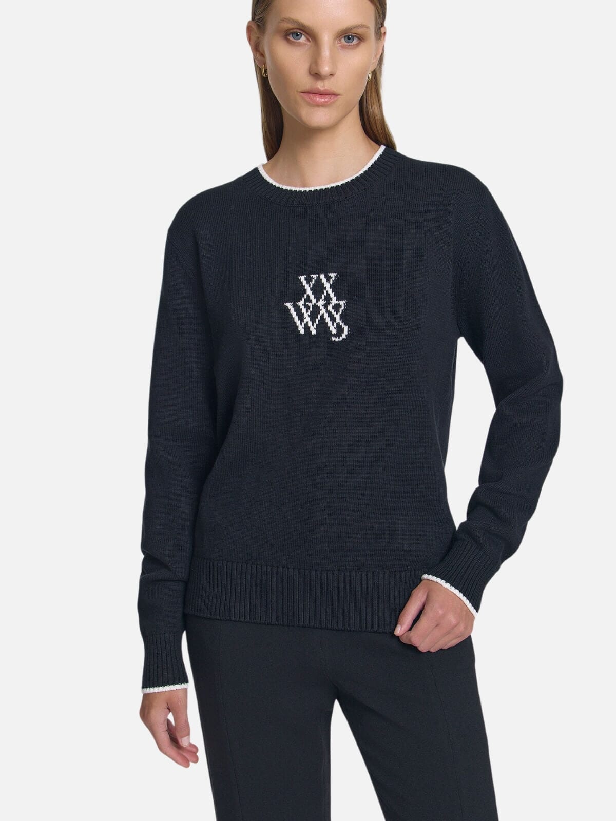 Viktoria & Woods | VWXX Unisex Knit - Black/Ivory | Perlu