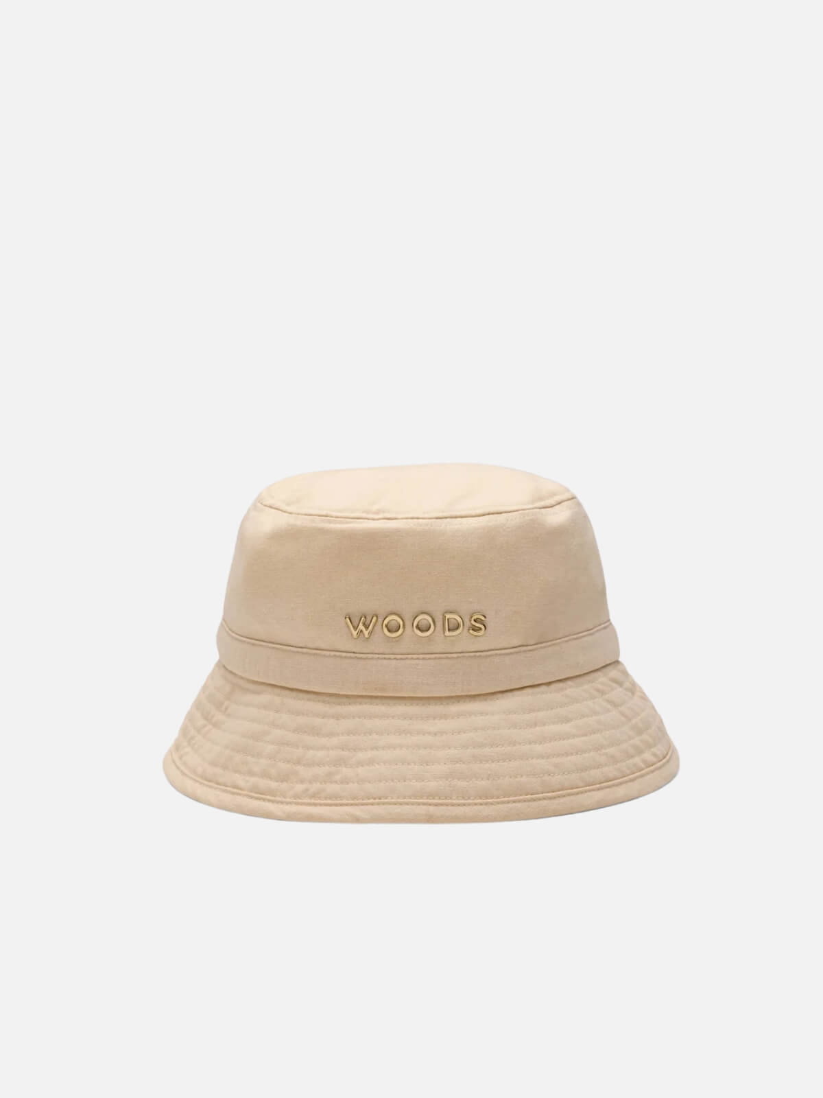 Woods Metal Bucket Hat - Ecru