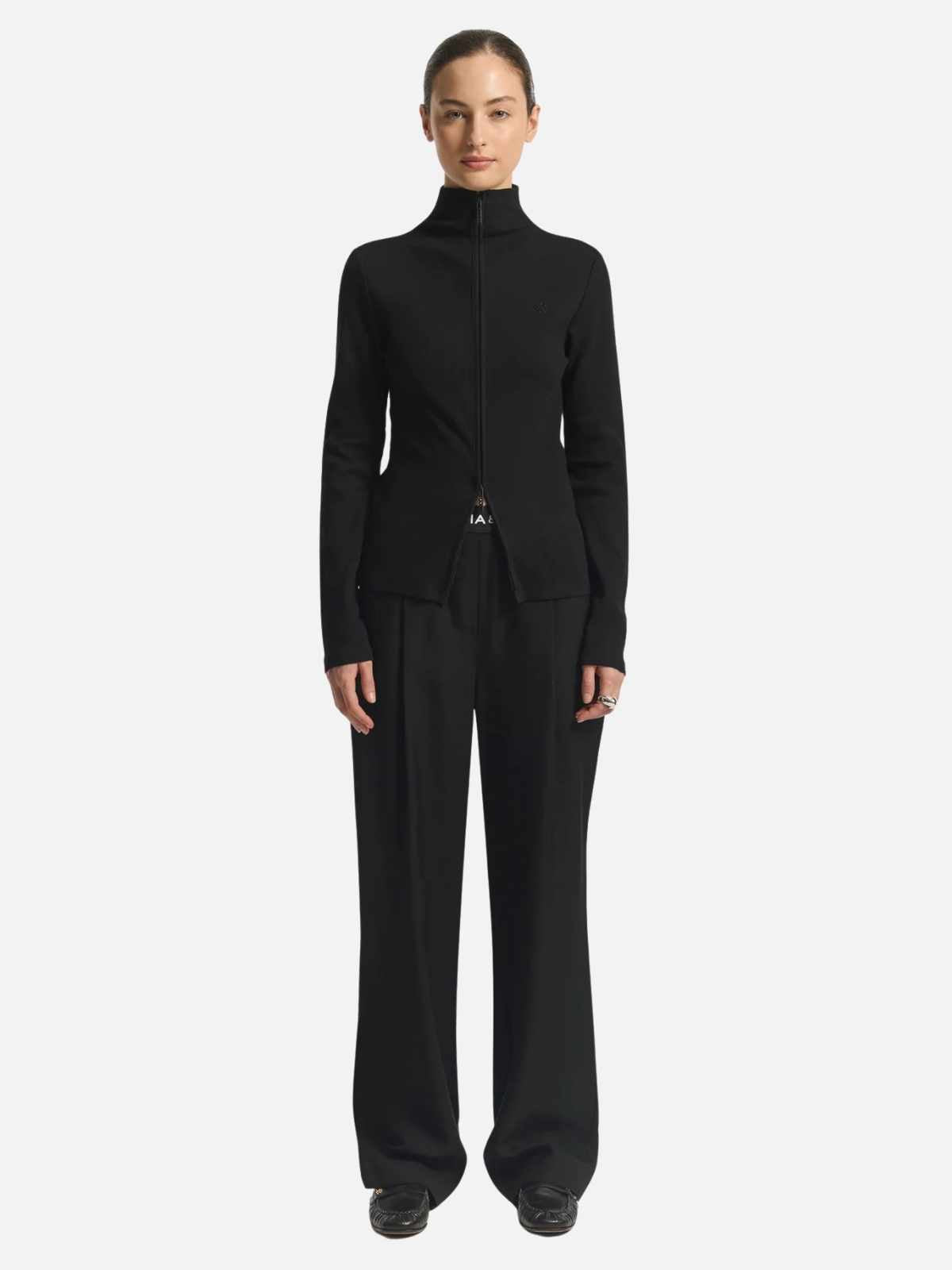Tonic Zip Longsleeve - Black
