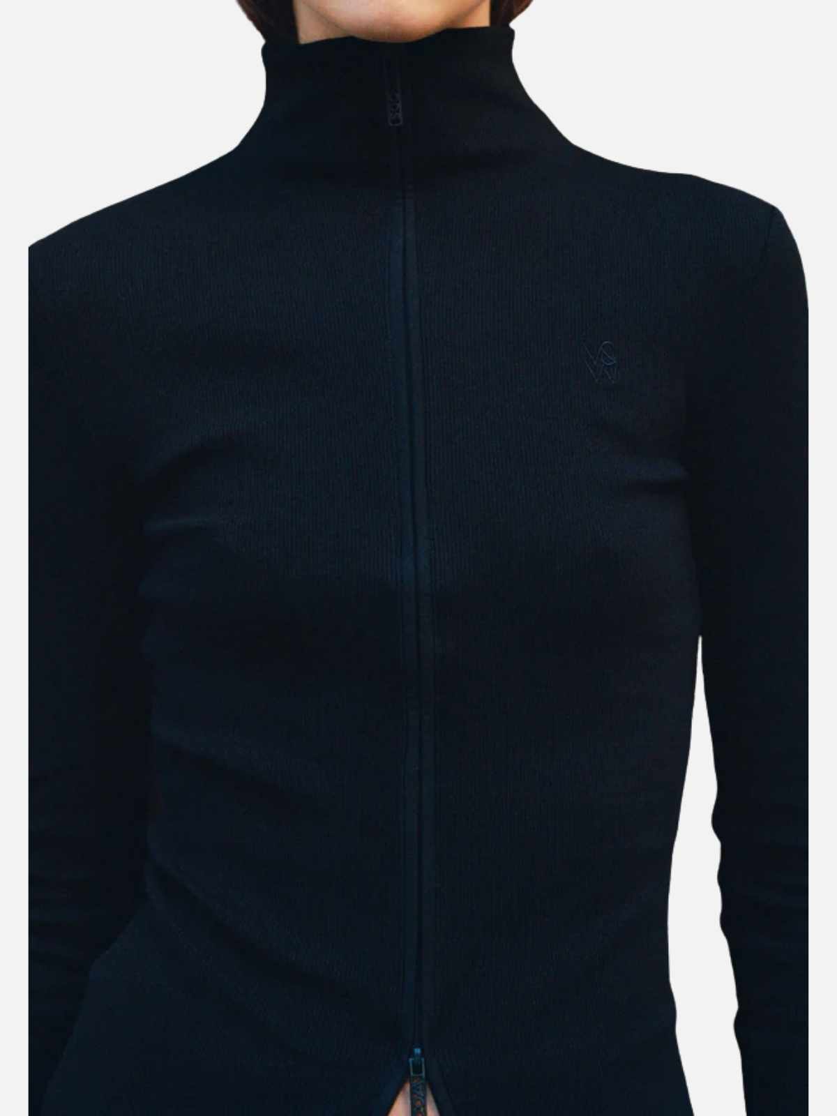 Tonic Zip Longsleeve - Black