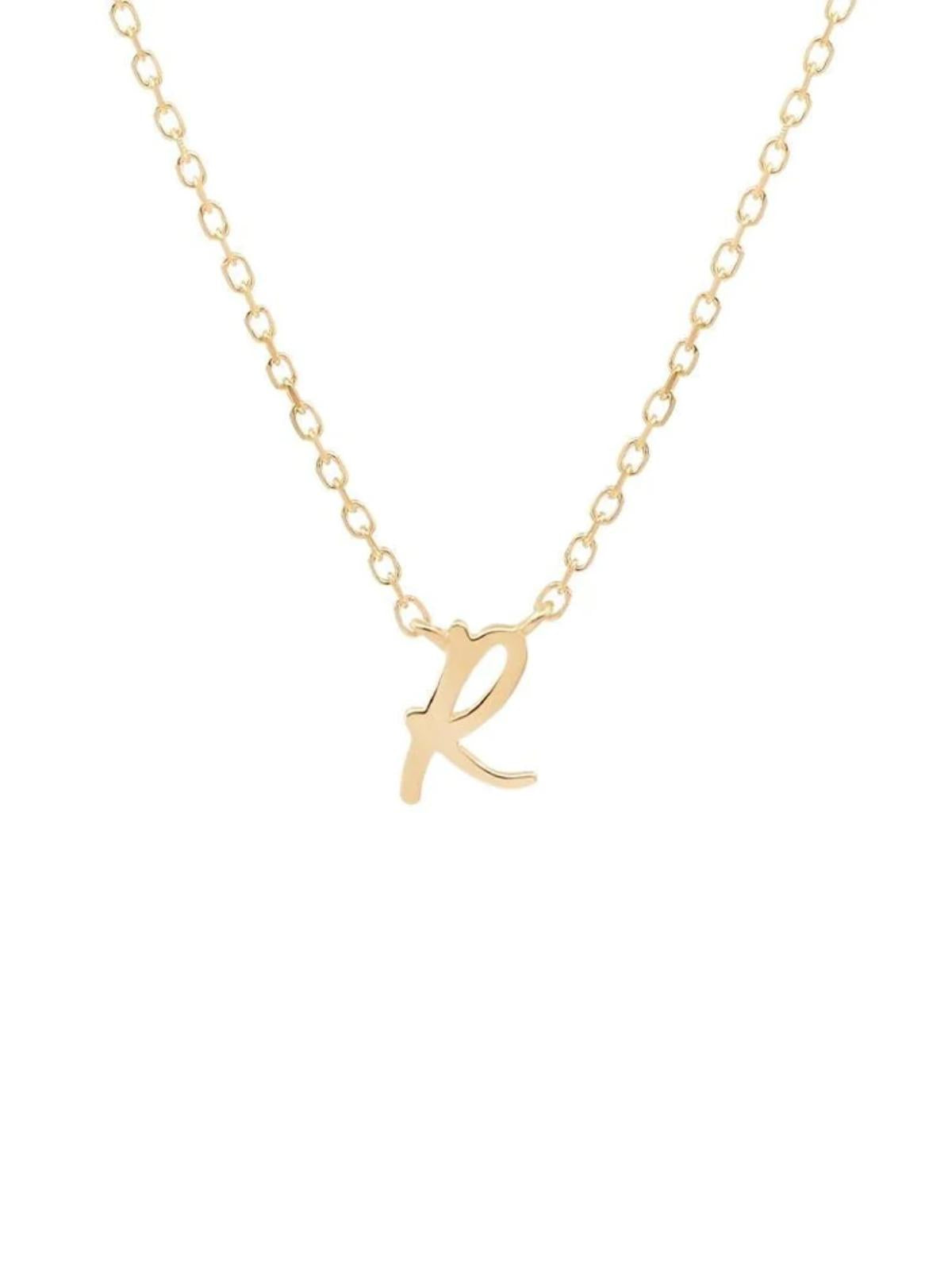 14K Gold Love Letter Necklace Necklaces By Charlotte R 