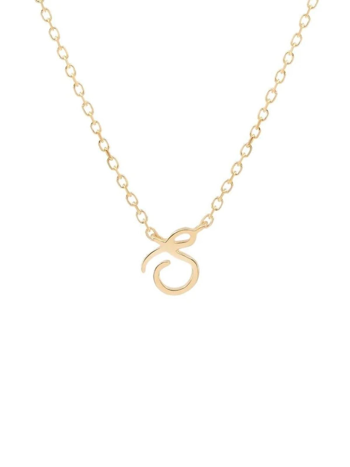 14K Gold Love Letter Necklace Necklaces By Charlotte S 
