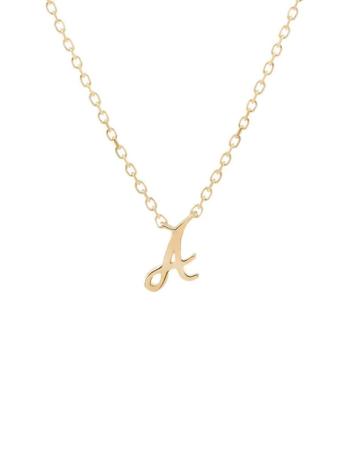 14K Gold Love Letter Necklace Necklaces By Charlotte A 
