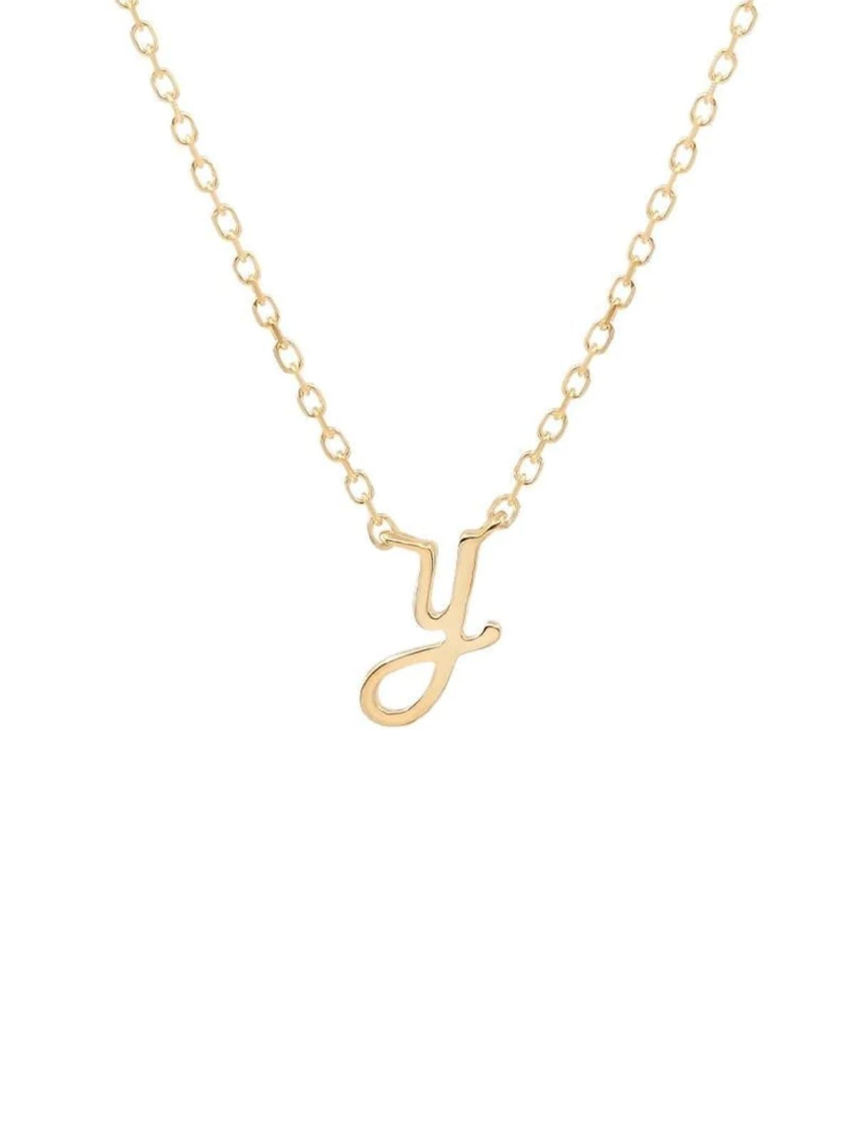 14K Gold Love Letter Necklace Necklaces By Charlotte Y 