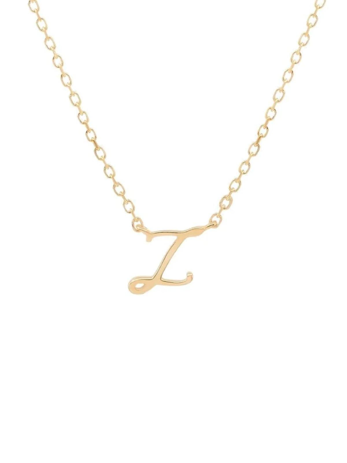 14K Gold Love Letter Necklace Necklaces By Charlotte Z 