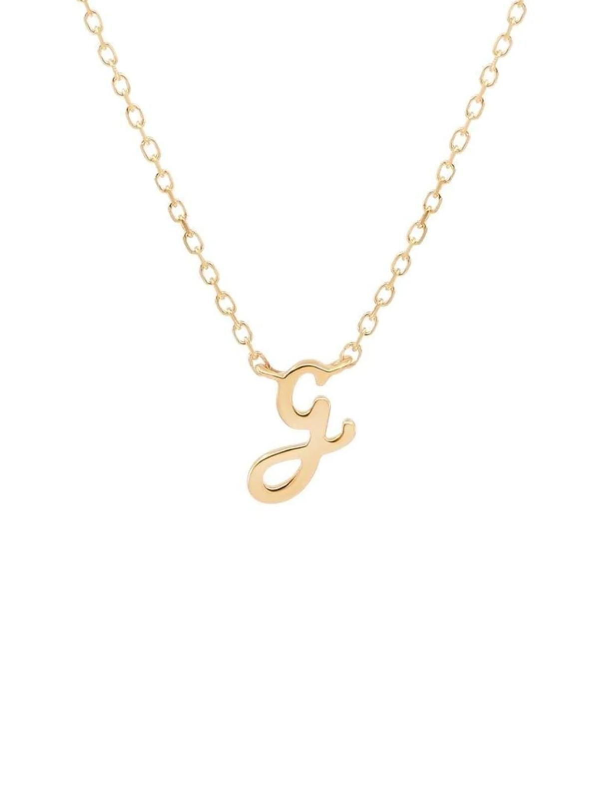 14K Gold Love Letter Necklace Necklaces By Charlotte G 