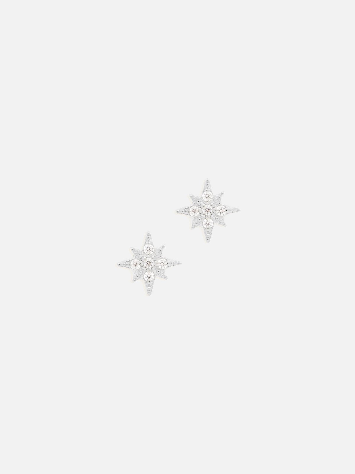 By Charlotte Starlight Earrings - Silver | Perlu