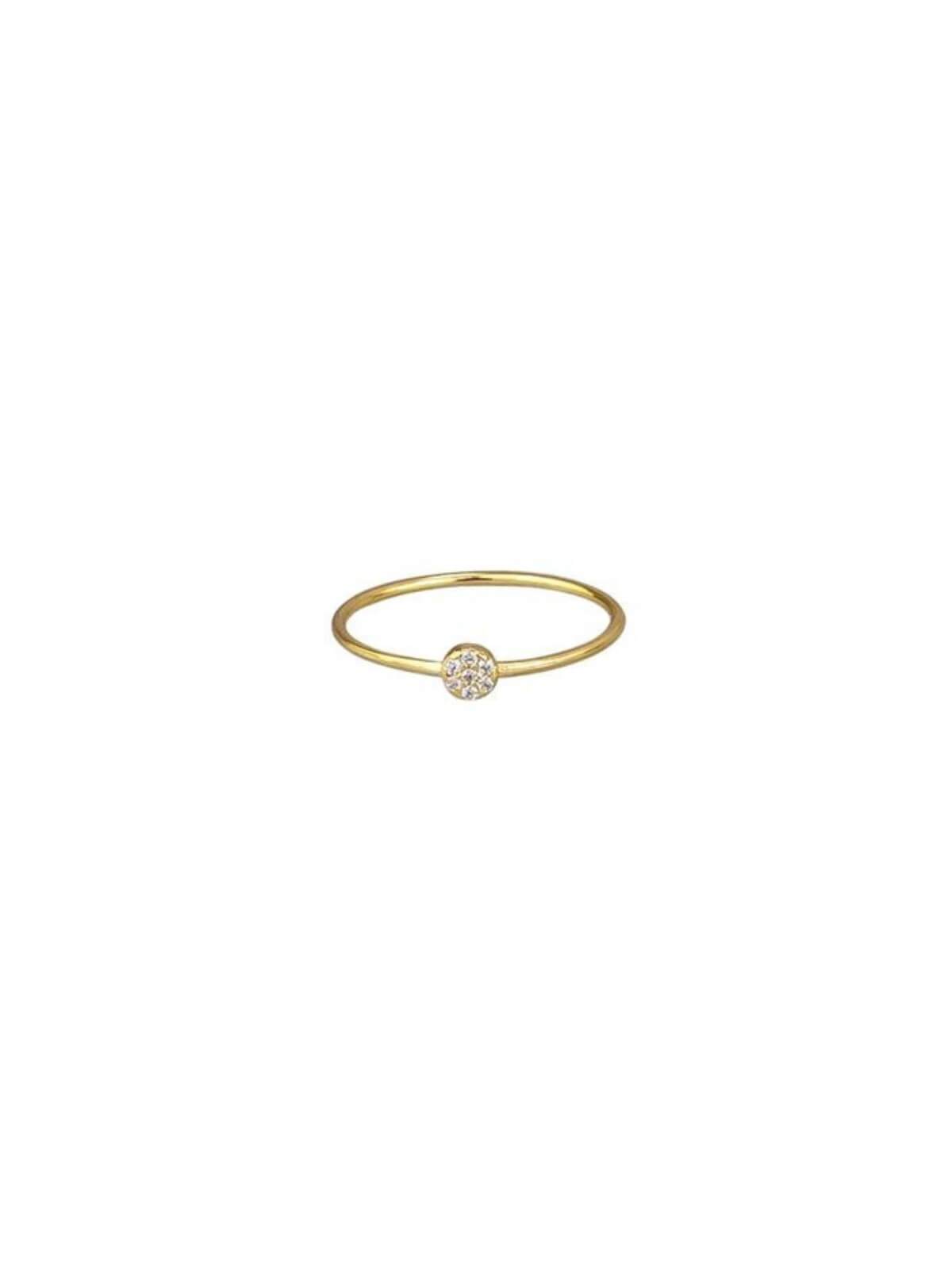 Jolie & Deen | Petite Circle Ring - Gold | Perlu 