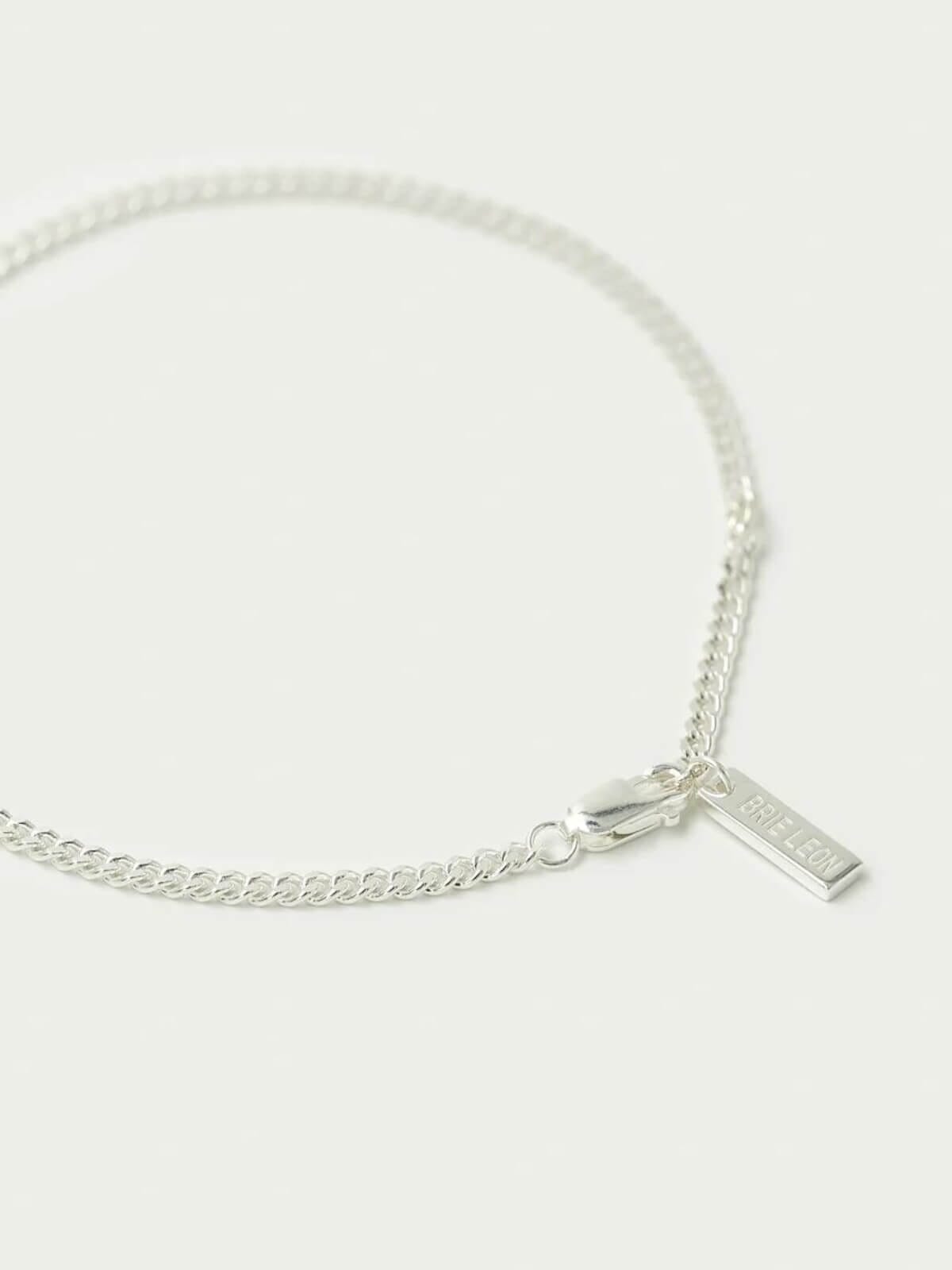 Brie Leon | Curb Chain Bracelet - Silver | Perlu