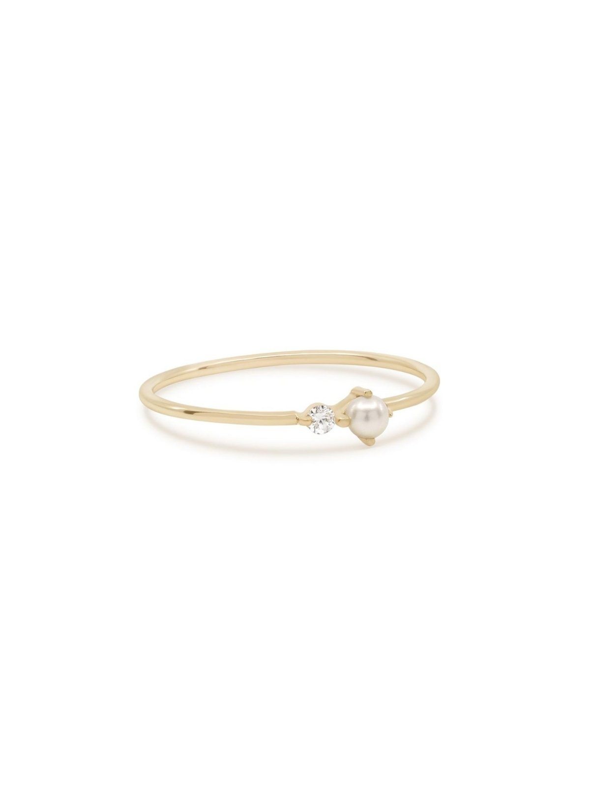 By Charlotte 14k Gold Light of the Moon Ring | Perlu