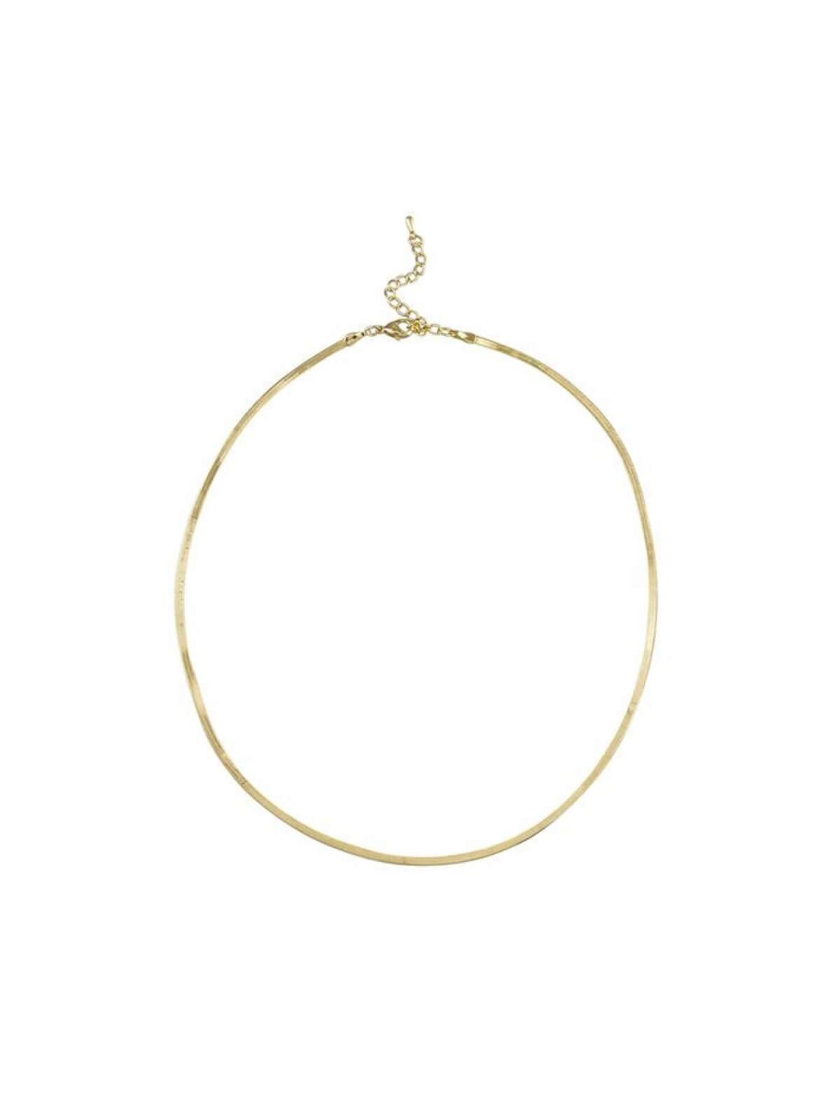 Jolie & Deen | Snake Chain Necklace - Gold | Perlu 