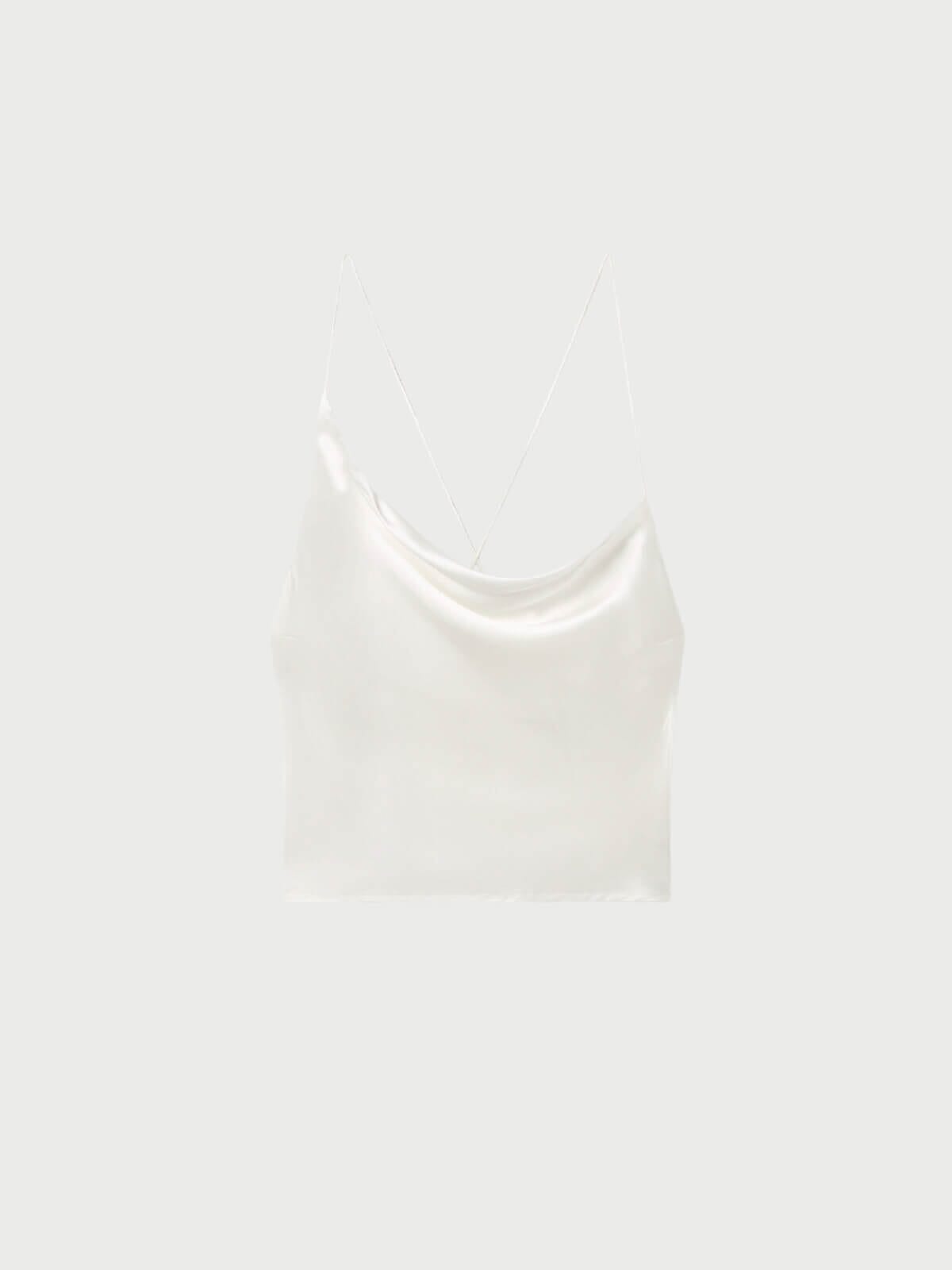 Silk Laundry | Carrie Cami - White | Perlu